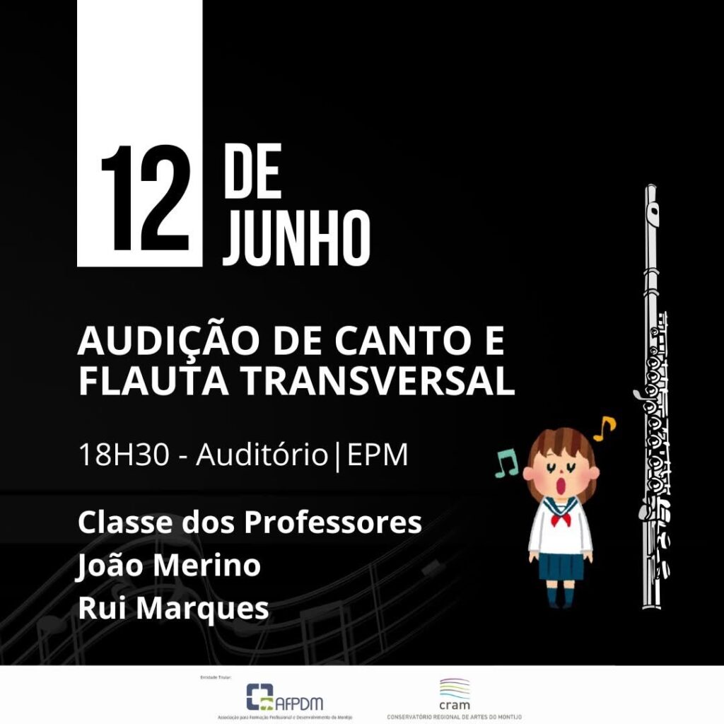 Audição de Canto e Flauta Transversal